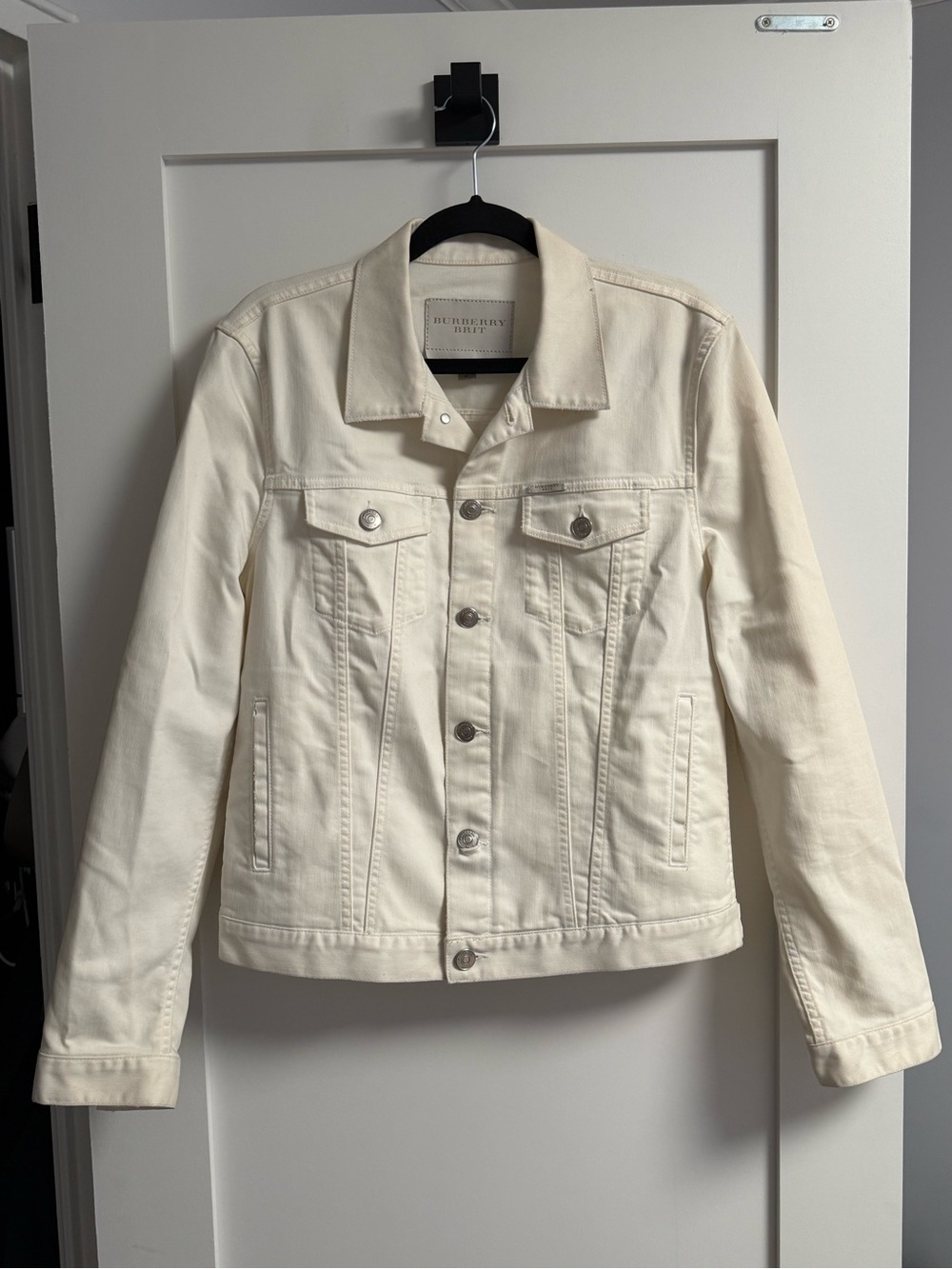 Burberry Brit White Denim Jacket